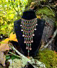 Image 3 of Jade Chainmail-ish Necklace 