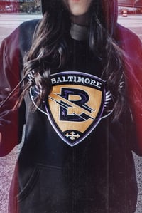 Image 3 of 2026 Retro Baltimore Football hoodie (black) *PRE-ORDER*