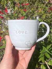 Image 2 of LOVE debossed Mug