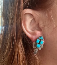 Image 2 of Spirit Winds 90s multi-stone earrings 