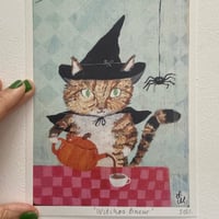 Image 3 of A5 art print -Witches Brew 