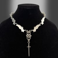 Image 1 of Bats in Battle Necklace