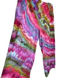 Image 3 of ♻️ UPCYCLED 2X Petite Plus Knit Pocket Pants in Euphoria Agate Ice Dye