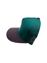 Image 2 of Green and brown SnapBack 