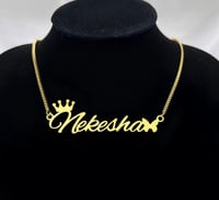 Image 1 of Kids Custom Name Necklace 