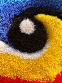 Image 3 of New school swallow tattoo rug. 