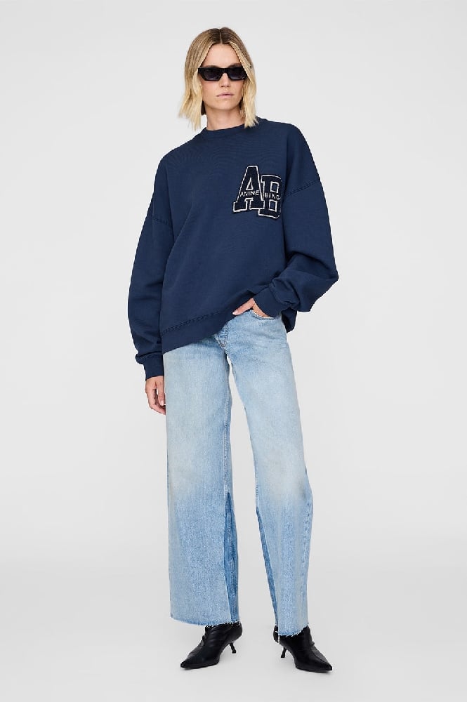 Image of ANINE BING MILES OVERSIZED SWEATSHIRT