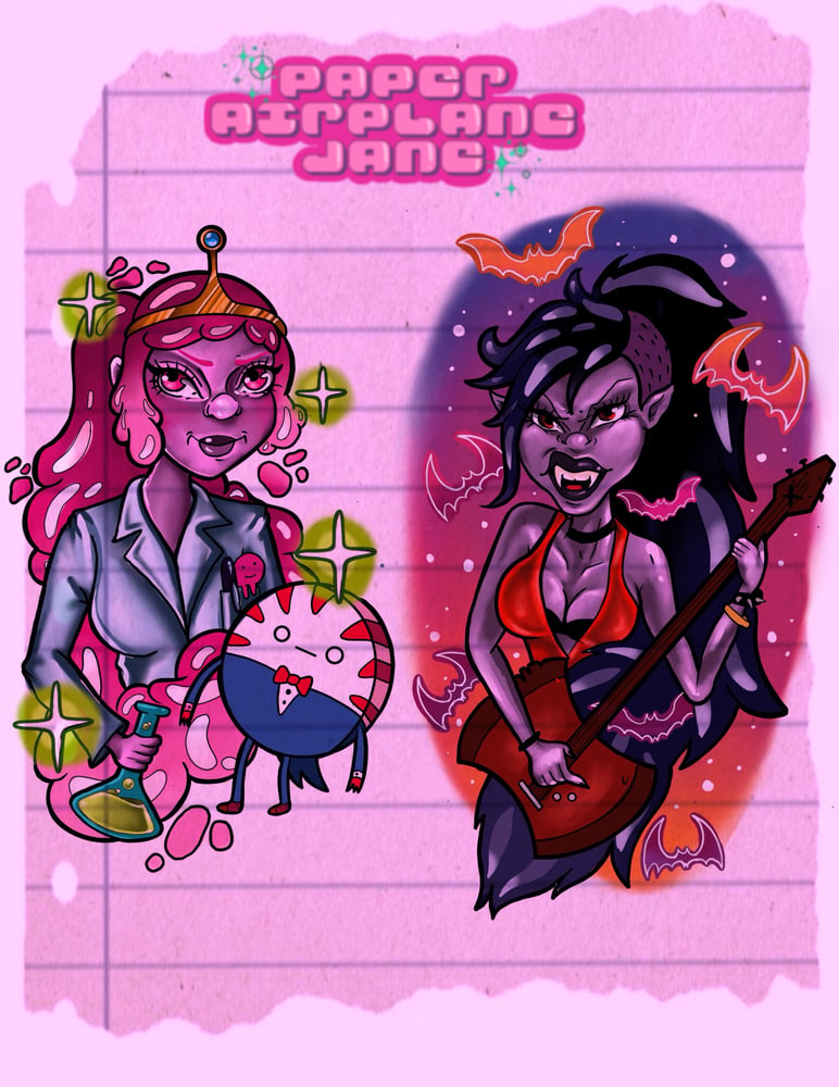 Image of Marceline and PB flash 