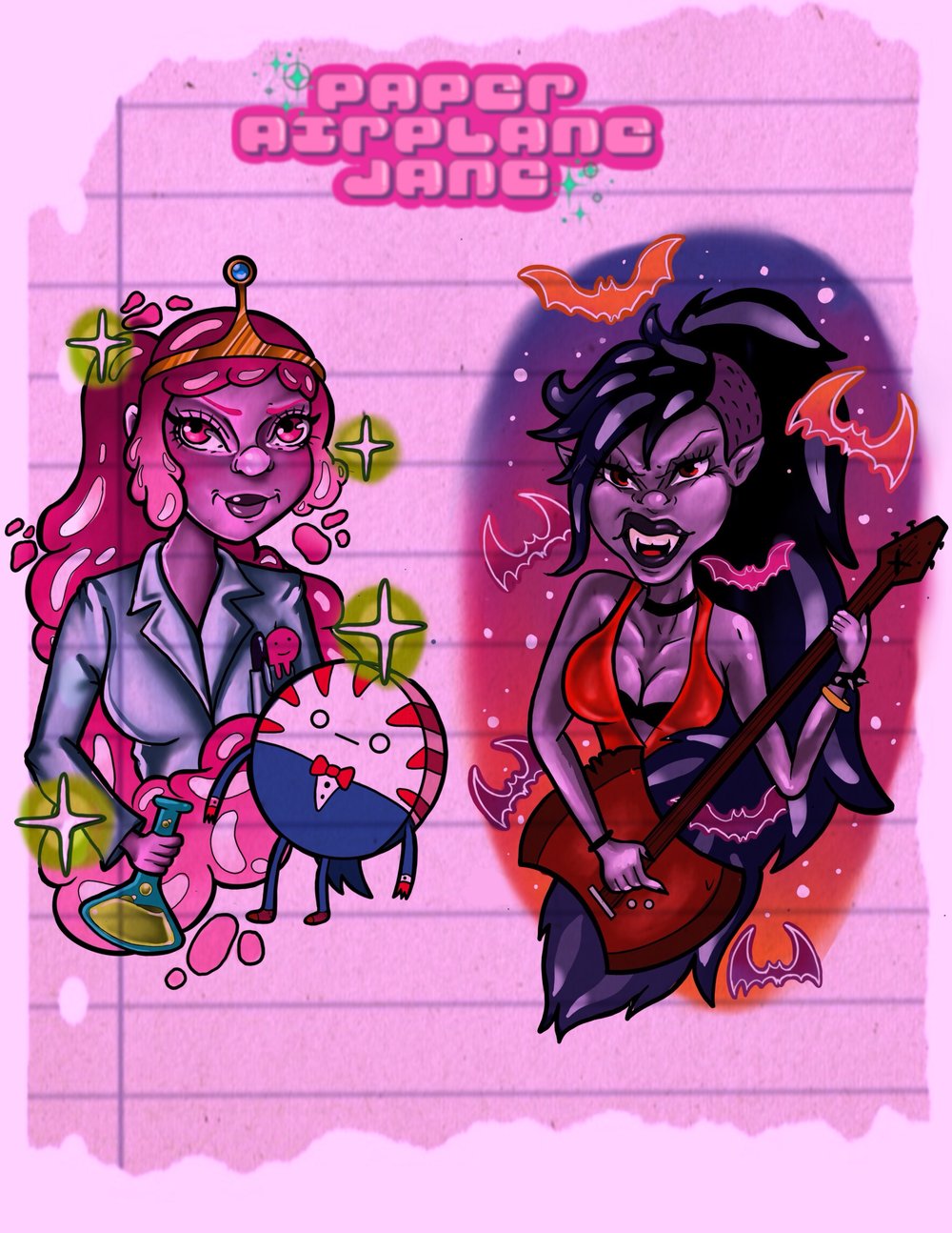 Image of Marceline and PB flash 