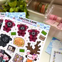 Image 2 of Squishgame | Matte Sticker Sheet