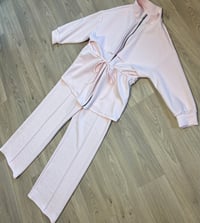 Image 2 of Tie waist lounge set - 2 colours 