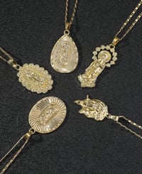 Image 2 of Guadeloupe 14k gold plated necklaces