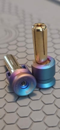 Image 2 of JSM Titanium Battery Grip w/ 5mm Bullet connectors - Used 