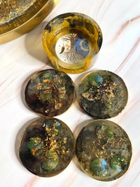 Image 3 of Multitudes Rising Tray & Coaster Set