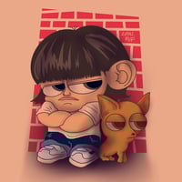 Image 1 of Tough girl magnet