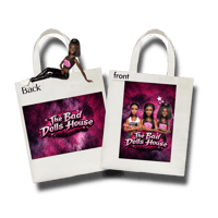 Image 1 of Bad Dolls House tote Bag