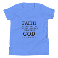 Image 13 of Unisex Youth Short Sleeve T-Shirt (Faith over fear)