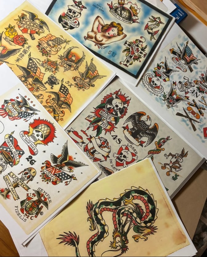 • SAILOR JERRY ‘Lost Pages’ FLASH SET