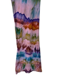 Image 5 of ♻️ UPCYCLED L Knit Flare Pants in Agate Ice Dye