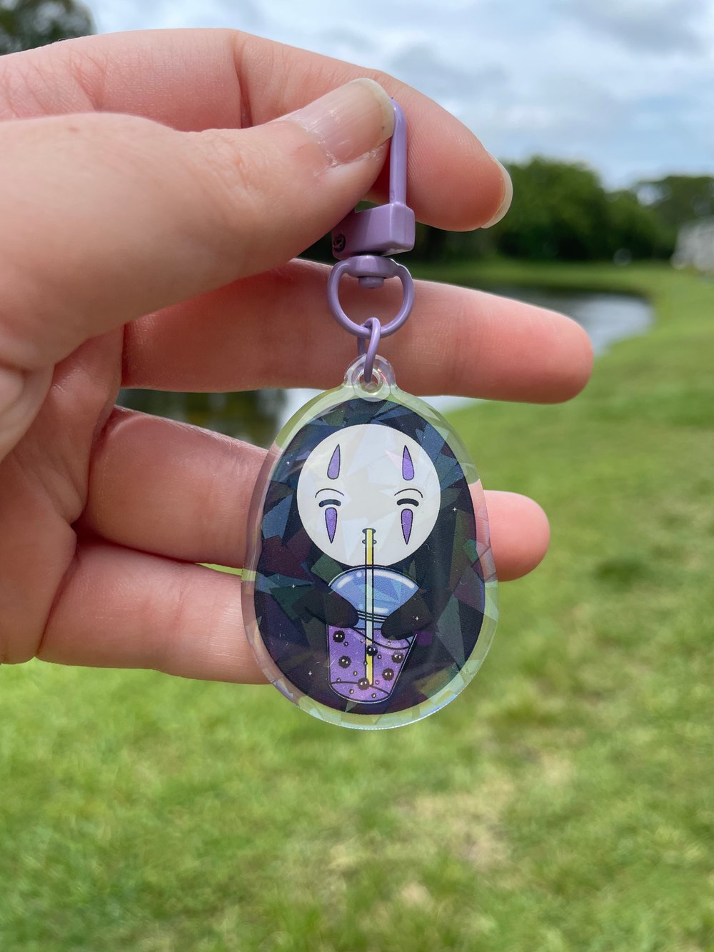 Image of Spirit Plush Pillow & Acrylic Keychain