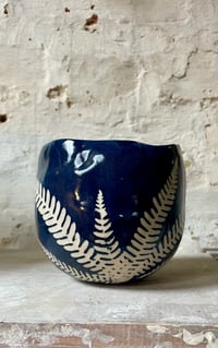 Image 2 of Small Pinched Planter - midnight blue