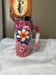 Image of #32 20oz Plumeria Triple Glitter Ombré Grippy