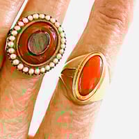 Image 4 of CORAL AND GOLD RING