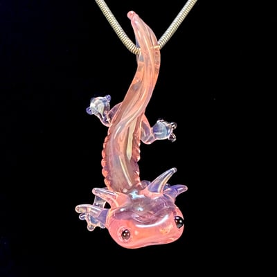Image of Silver Serum Axolotl pendant 