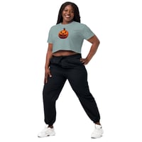 Image 7 of Crop Top - Classic Jack O Lantern