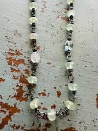 Image 6 of prehnite rosary style necklace