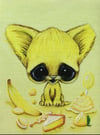 Yellow Cat Rainbow Collection Art Print
