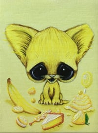 Yellow Cat Rainbow Collection Art Print
