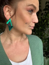 Image 2 of Náušnice Norah  green 