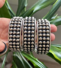 Image 1 of Stud Silver Bracelet