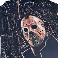 Image 2 of “JASON” Custom Bleach Painted T-Shirt XL