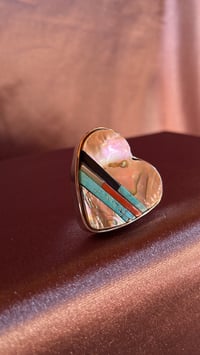 Image 7 of STUNNER INLAY HEART RING