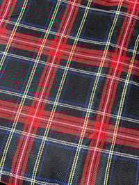 Black Red White Yellow and Blue Tartan