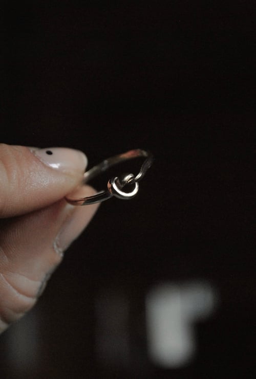 Image of Fedina “PROMESSA” grande in ottone