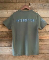 Image 2 of HT23 'INTERCEPTOR' Logo T Shirt Khaki 