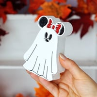 Image 3 of PREORDER Mouse Ghostie with Bow