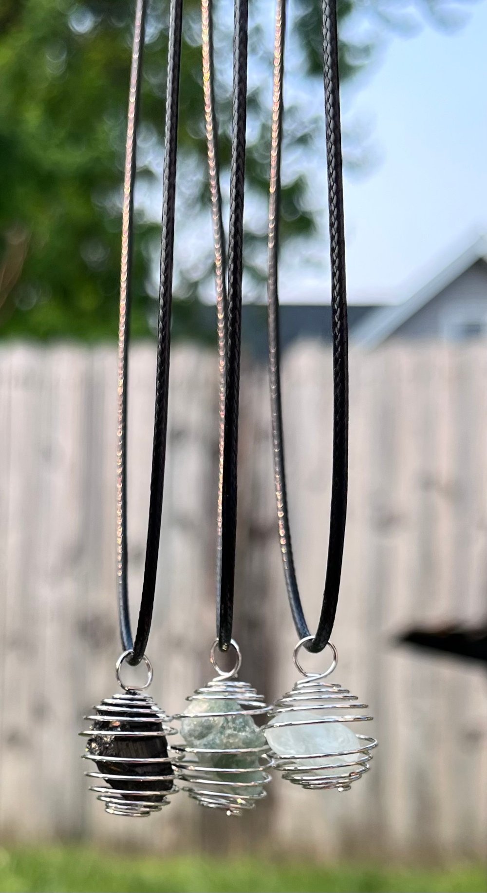 Image of Wire Cage Necklaces