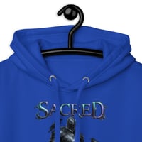 Image 5 of Unisex Hoodie, Sacred Savage Ravens & Knight Gothic Hoodie