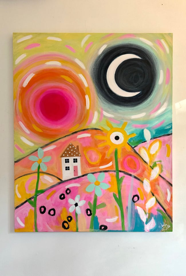 Seeds of Solitude. Original Canvas Painting