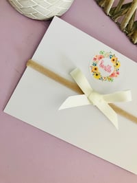 Image 2 of Ivory satin headband 