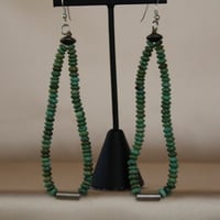 Image 3 of Morenci Turquoise Jaatłooł (Earrings)