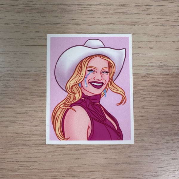 Image of barbie sticker