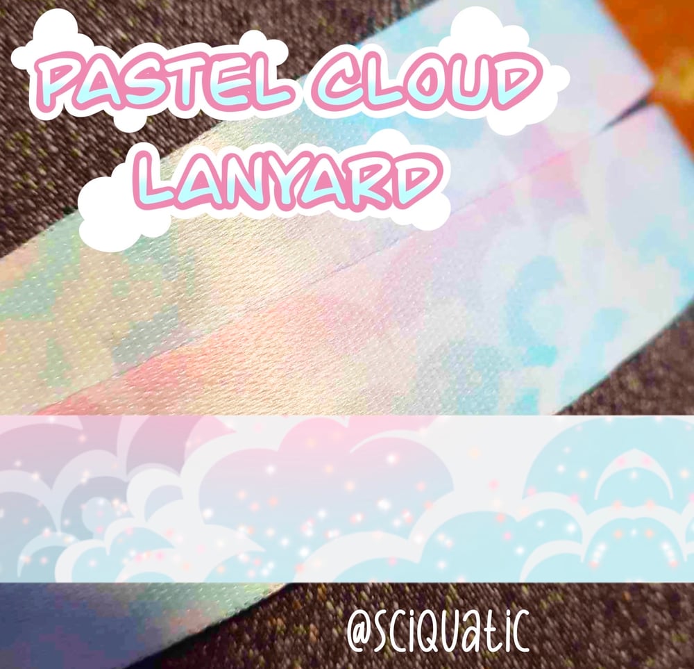 Image of Pastel Cloud Lanyard (Rooftop Box Leftover Sale)
