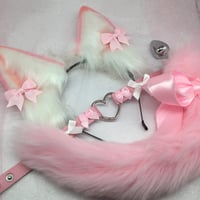 Image 2 of Pink 🦊 petplay Set 🐈‍⬛🐾