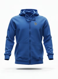 Image 2 of YB Royal Blue Heavy Blend Full-Zip Hooded Sweatshirt