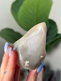 Image 3 of MINI BANDED ORCA AGATE FLAME